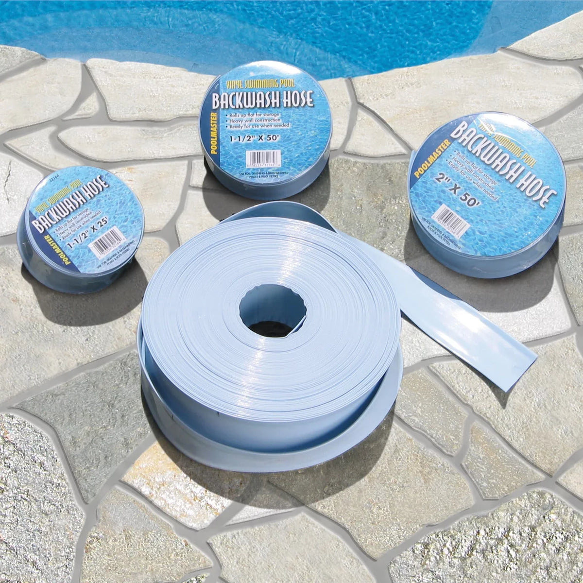 Poolmaster Heavy-Duty Backwash Filter Cleaning Hose for Sizewimming Pool Filters